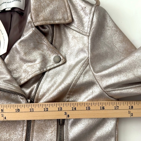 NWT Cupcakes and Cashmere Metallic Jacket Size Small - Picture 5 of 11